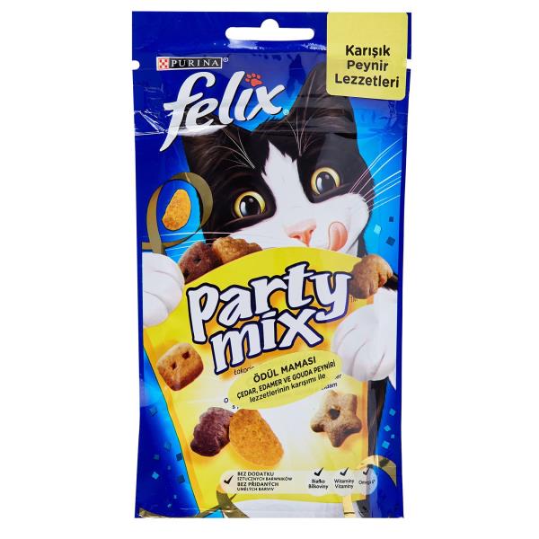 Felix Party Mix Peynirli Ödül Maması 60 G | Macroonline